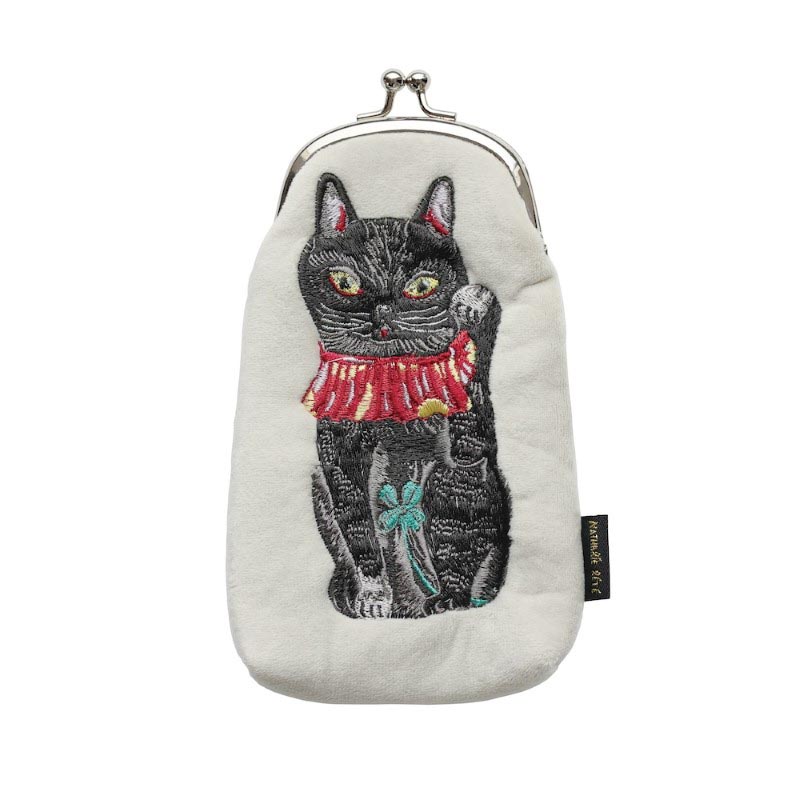 Nathalie Lete  ナタリーレテ Long Purse Lucky cat BK/511226